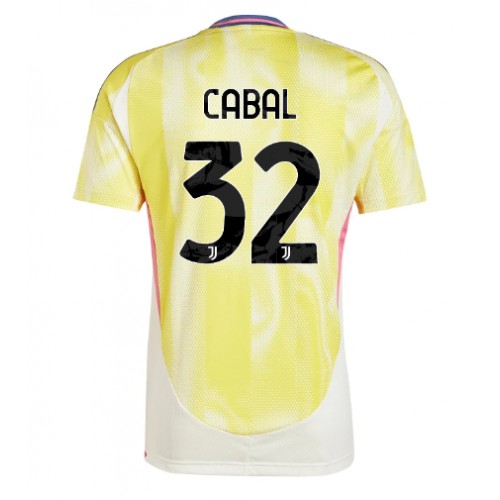 Juventus Juan Cabal #32 Gostujuci Dres 2024-25 Kratak Rukav